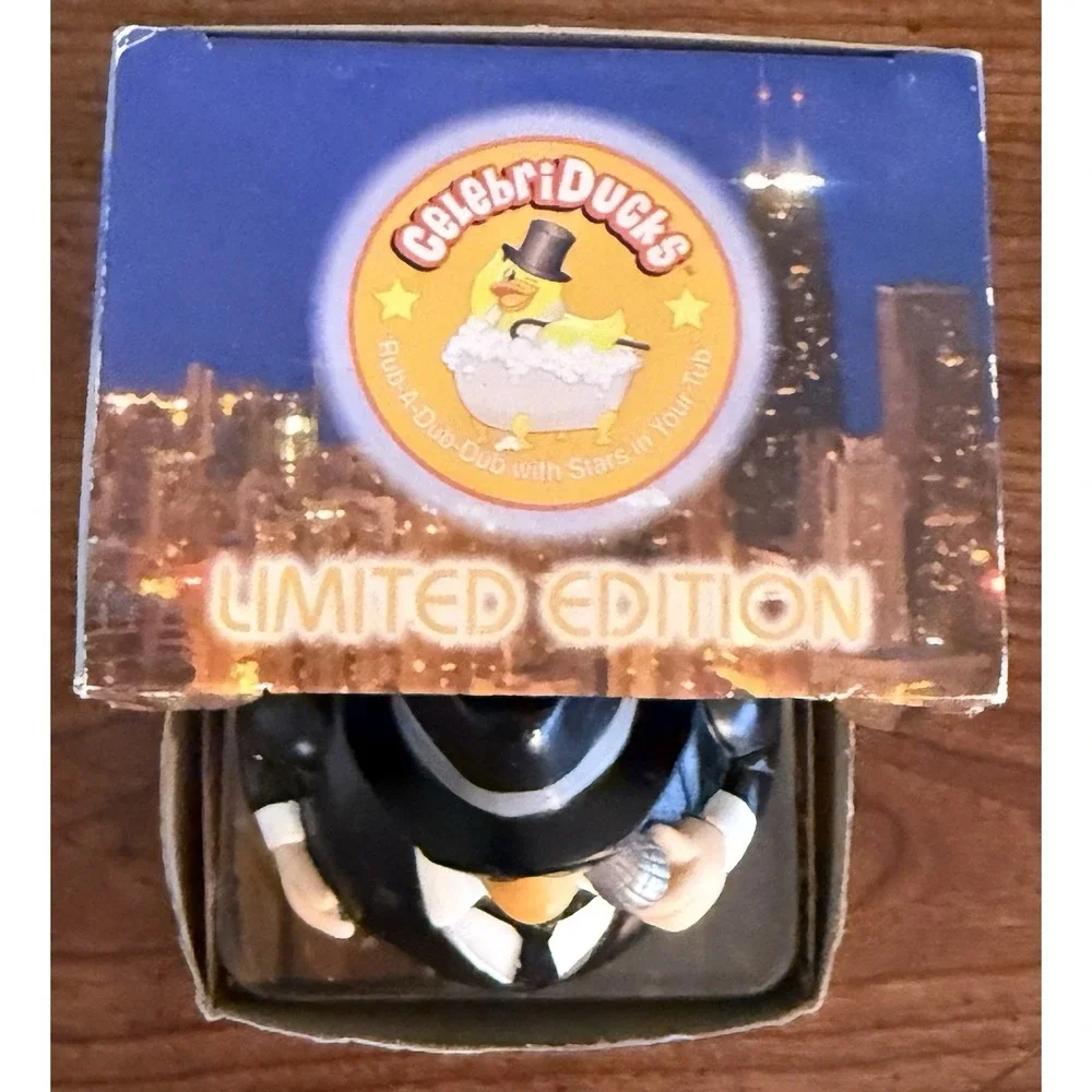 Blues Brothers Rubber Duck Figure Jake Blues Limited Edition‎ CelebriDucks New